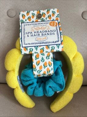 NWT Maison De Base Spa Headband & 2 Hair Bands